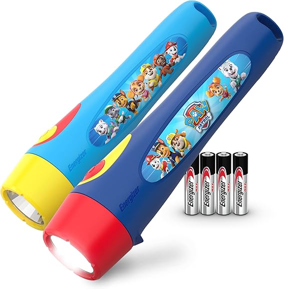 Energizer PAW Patrol Flashlights (2-Pack), LED Flashlights for Kids