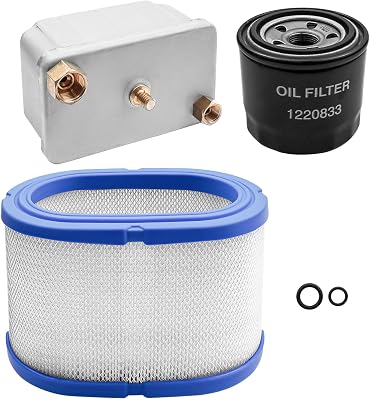 Fuel Filter Kit Fit for Cummins Onan Quiet Diesel 6000 7500 8000 Auxiliary Power Unit Generator, Replace AF27906 1402897 Air Filter LF3591 1220833 Oil Filter FF236 1492513 Fuel Filter