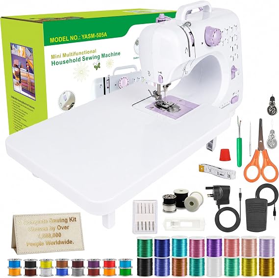 Sewing Machine with Extension Table & Basic Kit