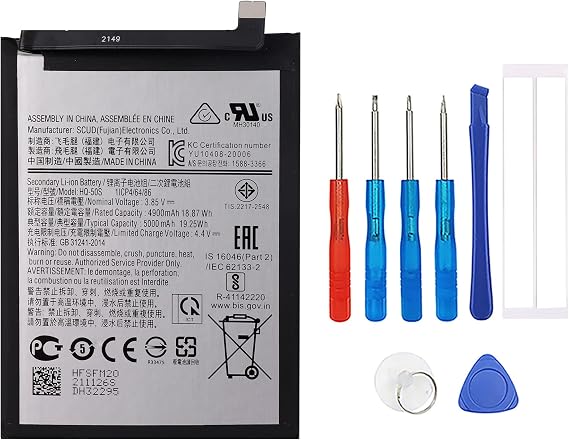 New Rechargeable Battery HQ-50S Compatible with Samsung Galaxy A02S SM-A025 & Samsung Galaxy A03s SM-A037 with Tools