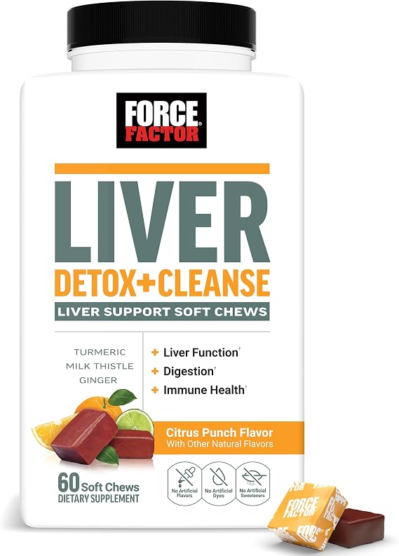 Force Factor Liver Detox + Cleanse Soft Chews