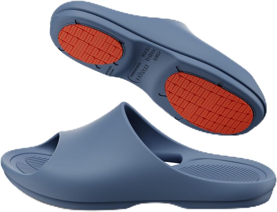 KENROLL KM228 Non Slip Shower Shoes, Arch Support EVA Slides
