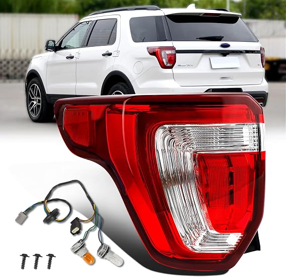 LED Taillight 2016 2017 2018 2019 Ford Explorer Taillight Assembly Tail Light Rear OE:FB5Z13405A2016-2019 Ford Explorer, Left Driver Side