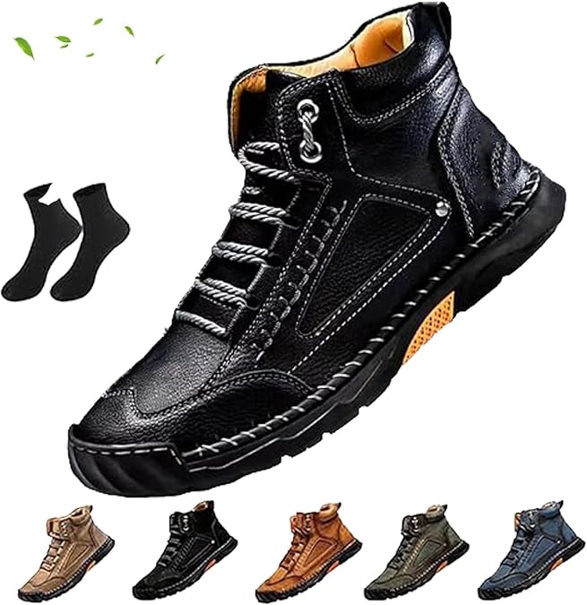 Men's Comfortable Handmade Leather Boots, Mens Boots, Arch Support