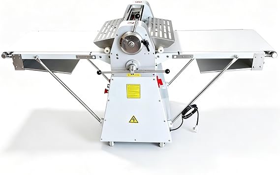 TECHTONGDA Electric Dough Sheeter Machine 19.7" Commercial Fondant Sheeter