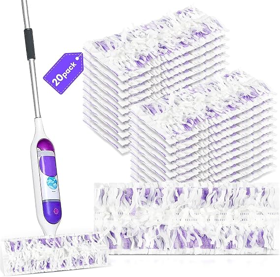 20 Pack Power MopTM Pad Refills for Swiffer PowerMopTM Multi-Surface Mop | PowermopTM Multi-surface Mop Pad Replacement Kit