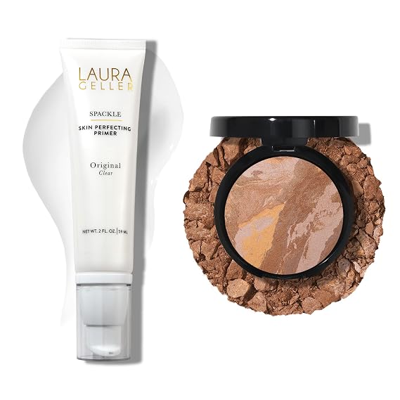 LAURA GELLER Balance n Brighten Foundation, Tan + Spackle Makeup Primer, Original