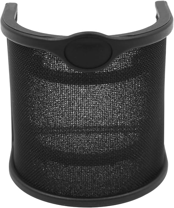 Microphone Pop Filter Metal Mesh Microphone Cover and Foam Layer Handheld Microphone Windshield Windshield Mount for Vocal Recording Black