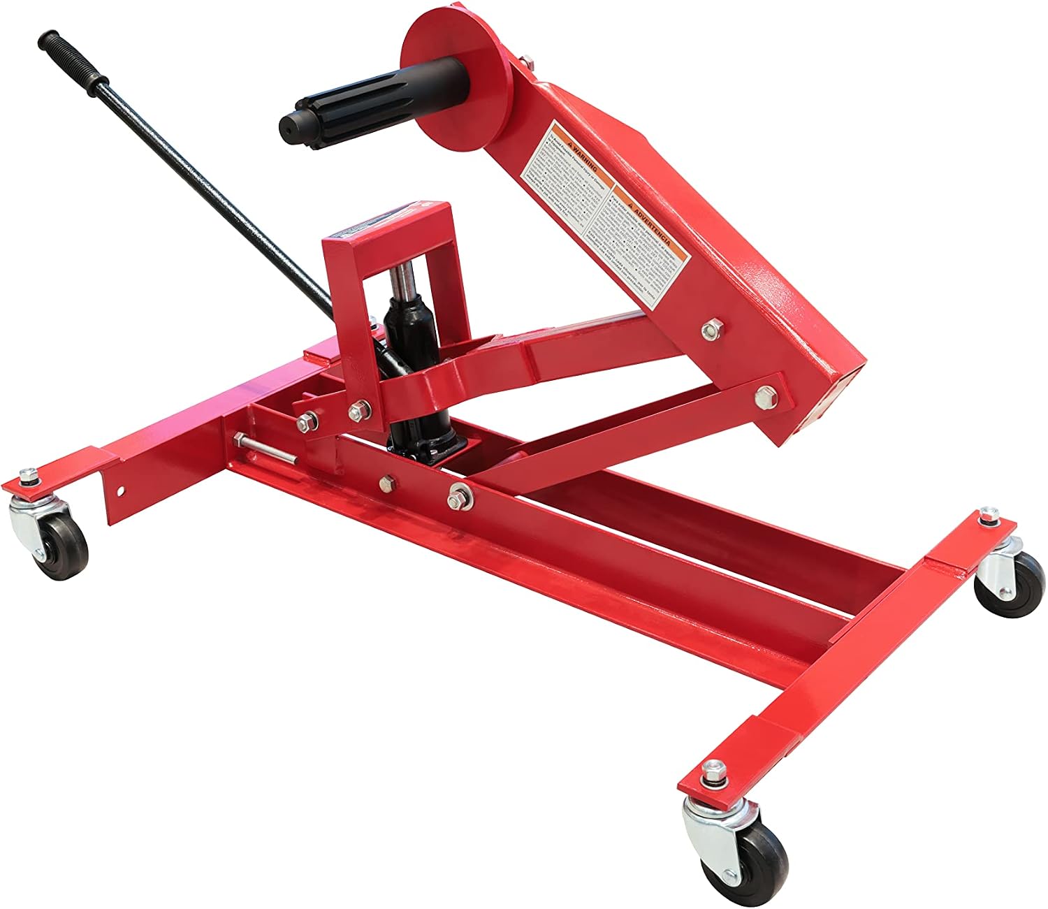 BIG RED Truck Clutch Jack and Flywheel Handler to Transport Heavy Duty Truck Clutches, 300 Lb Capacity, Red,TDC03001