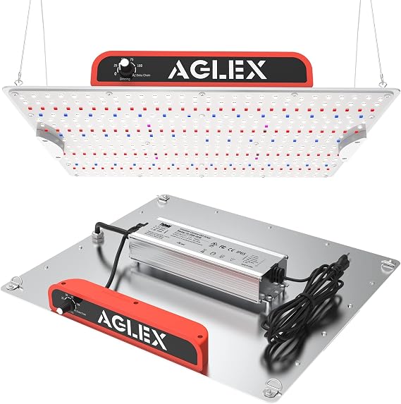 AGLEX K2000 LED Grow Light, Grow Light with Daisy Chain & Dimmable, Full Spectrum Plant Grow Lights for Hydroponic Indoor Plants Seeding