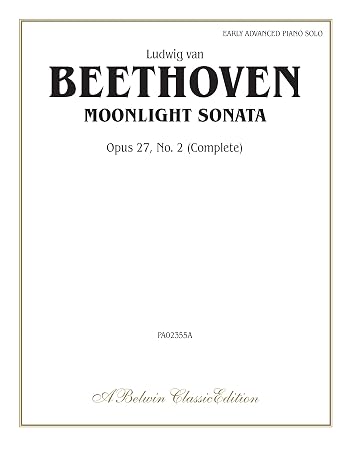 Moonlight Sonata, Op. 27, No. 2 (Complete) (Belwin Classic Library)