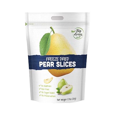 Big Green Organic Food- Freeze-Dried Pear, Healthy Snack, Natural Flavor 3