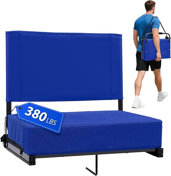 Sekey Stadium Seats with Back Support - 18.4" Wide