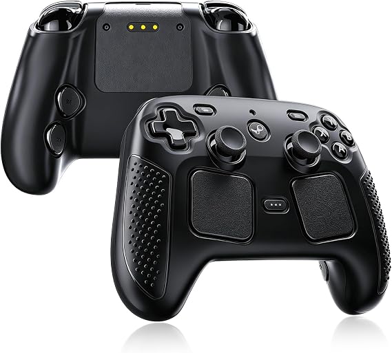 Grip Case for 2026 Steam Controller 2 Accessories, Protective Cover Shell Silicone Skin, Black