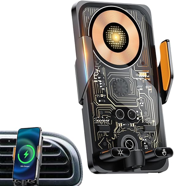 Car Vent Phone Holder for VinFast VF6 2025 -, Quick Release Car Air Vent Mobile Holder, Navigation Video Daily Commute Travel, Heavy Duty Grip