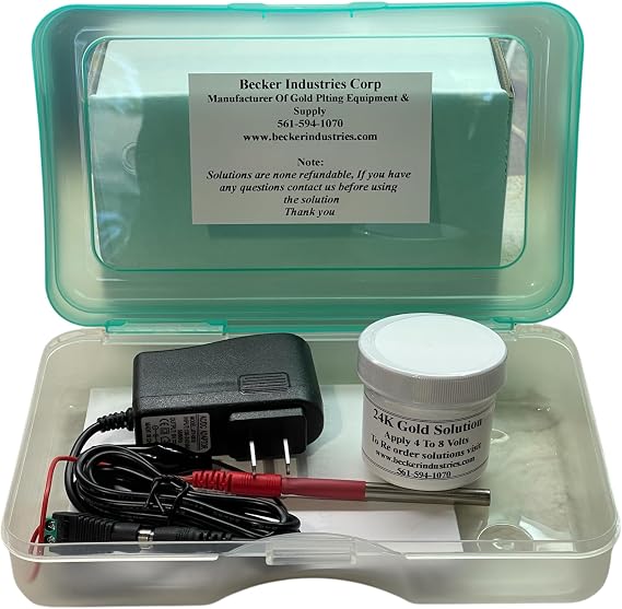 Mini Plater 24K Gold Plating Kit, Gold Plating Machine