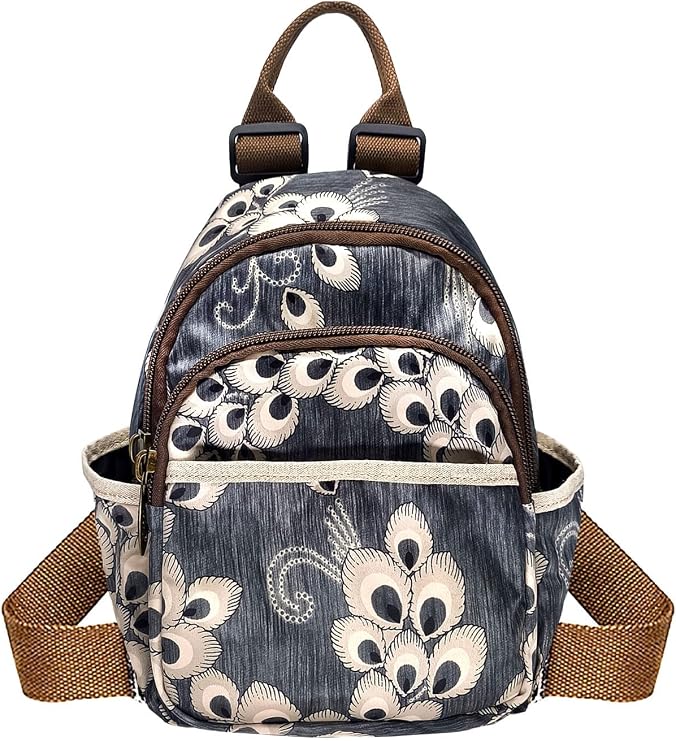 Mini Nylon Women Backpack Purse Fashion Lightweight Small Casual Daypack
