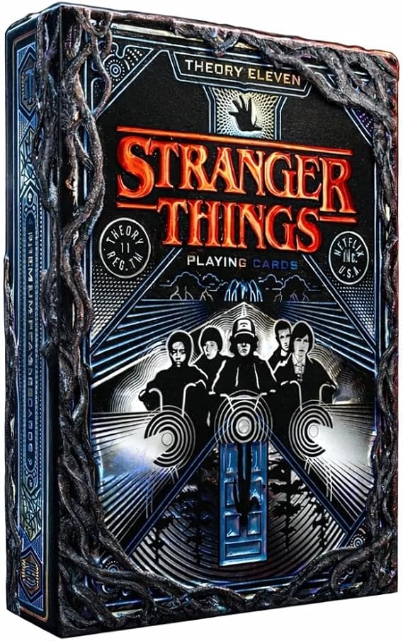 theory11 Stranger Things Hive Mind Special Edition Playing Cards Holographic Foil Box, Embossed Vine Detail, Hidden Mystery Inside | Premium Netflix Collector Deck