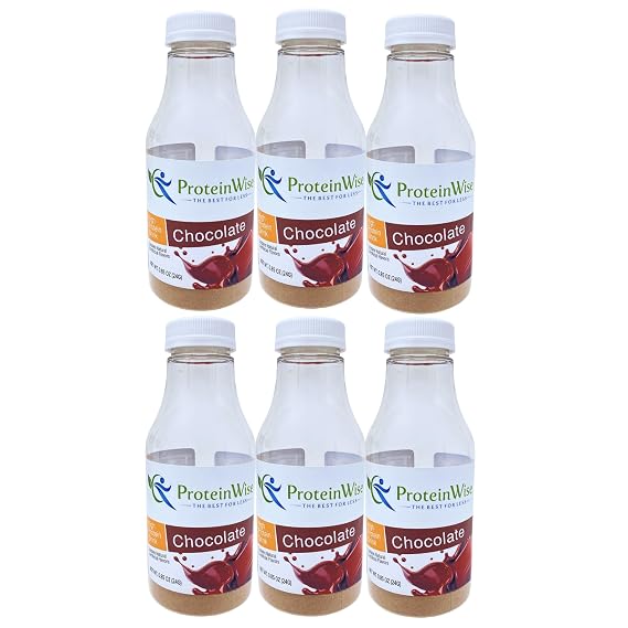 ProteinWise - Instant Protein Drink - Chocolate - 6 Pack