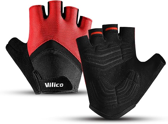 SUJAYU Fingerless Cycling Gloves for Men Women, Bike Gloves for Men Bicycle Accessories, Guantes para Bicicleta Hombre Guantes Ciclismo Hombre