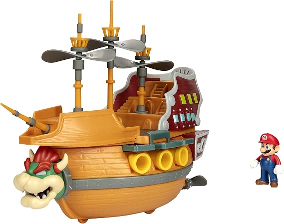 Nintendo Super Mario Deluxe Playset - Bowser Ship
