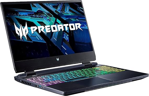 Acer Predator Helios 300 Gaming Laptop, Intel i7, NVIDIA GeForce RTX 3060 Laptop GPU, 15.6" Full HD 144Hz 3ms IPS Display, 512GB NVMe SSD, WiFi 6, RGB Keyboard, PH315-53-71HN