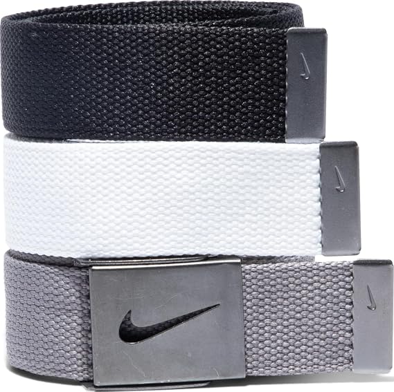 Nike Men's 3 Pack Web Belt
