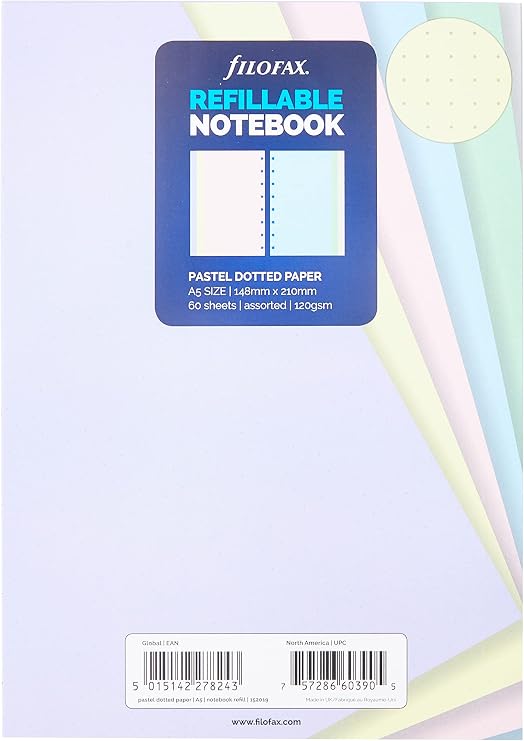 Notebook Refill Pastels Dotted DIN A5
