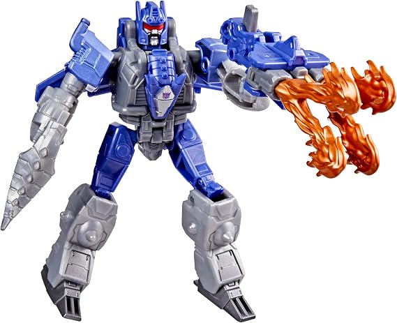 Transformers CYBERWORLD Galvatron Zırhlı Siber Değiştiriciler 10 cm Aksiyon Figürü, Ejderha Moduna Hızlı Değişim, Erkek ve Kız 6 Yaş ve Üzeri için Robot Oyuncakları