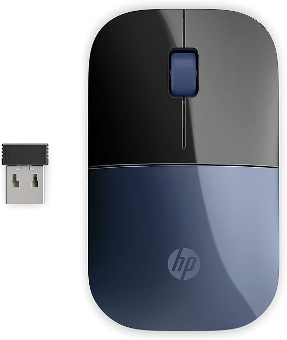Wireless Blue HP Mouse Z3700