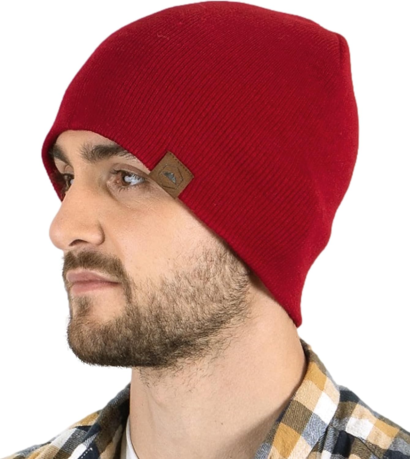 Tough Headwear Knit Beanie Winter Hats for Men and Women - Toboggan Cap for Cold Weather - Stylish Ski, Skate & Snow Caps