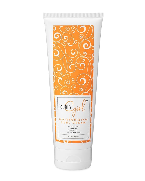 Curly Girl Moisturizing Curl Styling Cream, Curly Hair Care, Soft Curls for Women, Defining, Fights Frizz, UV Protection, 8 Fl. Oz. Our Best Curl Cream