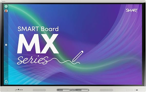 SMART Board MX086-V4 Interactive Display with IQ, 86 Inch Touch Screen for Education and Business