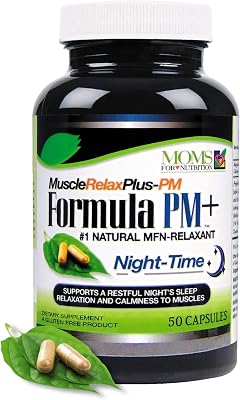 All Natural Muscle Relax Formula PM Plus - Over 1,150 Milligram Support - Night-Time Relaxer - Maximum Strength Natural Relaxant 50 Count