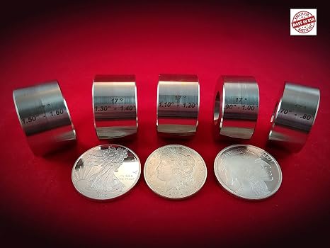 17 Degree Universal Reduction/Folding Die Set 5 Pieces, Stainless Steel
