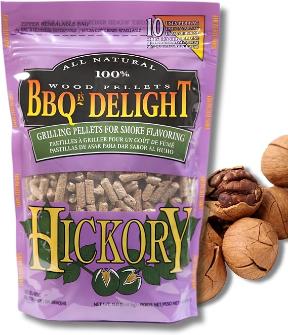BBQ'rs Delight Hickory Wood Pellets 1lb Bag