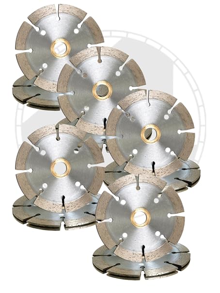 4.5" Pro Grade Tuckpointing Sandwich Style Diamond Blades (10 Pack)