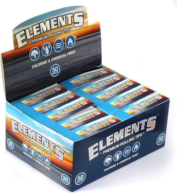 ELEMENTS Premium Rolling Tips box of 50
