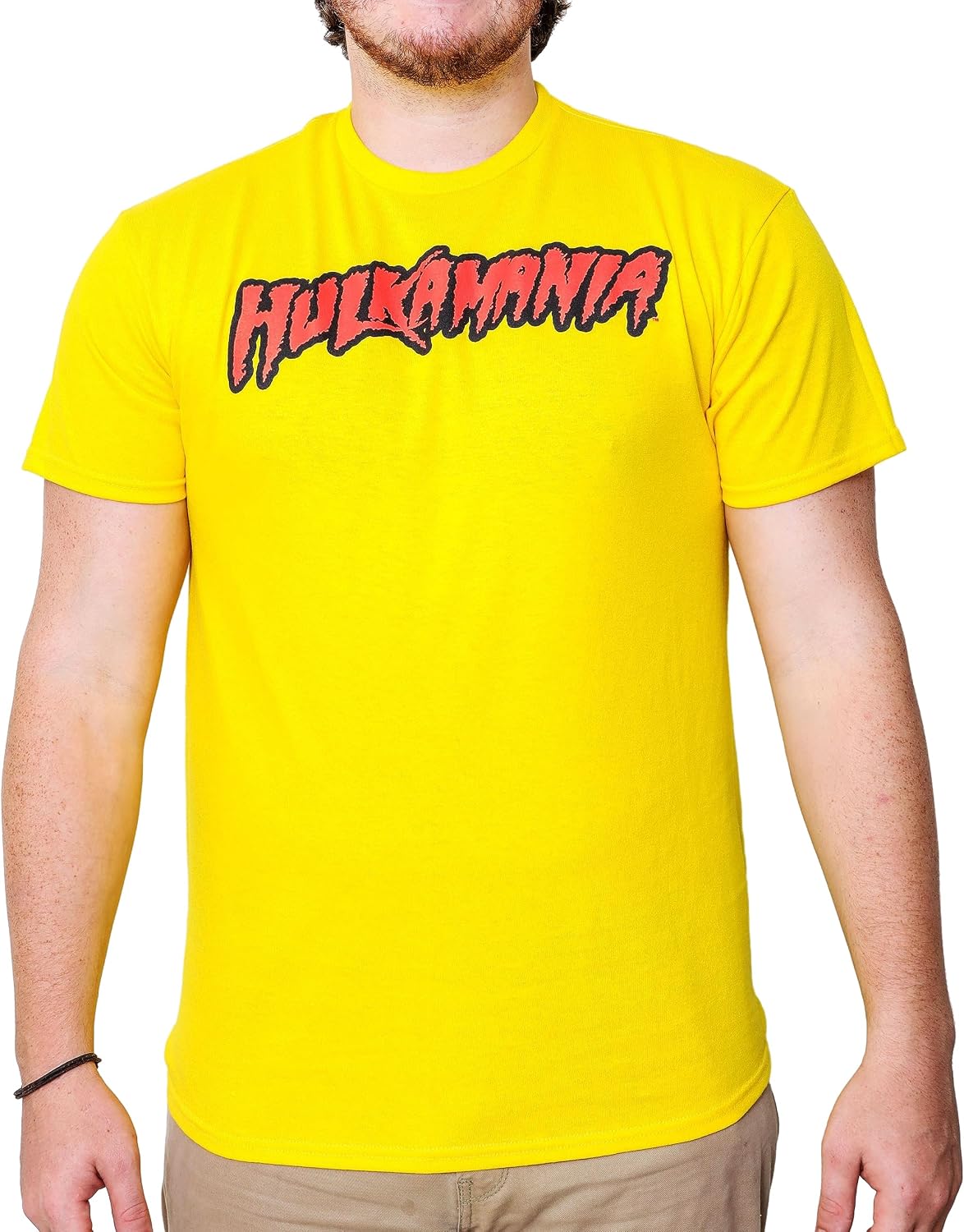 WWE Hulk Hogan Hulkamania Wrestling Adult T-Shirt