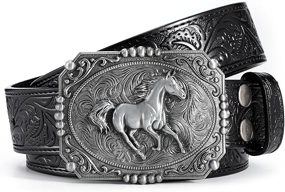 BELTROAD Cowboy Belts for Men Women Cowgirl Belt Western Country Belts for Jeans Christmas Gifts