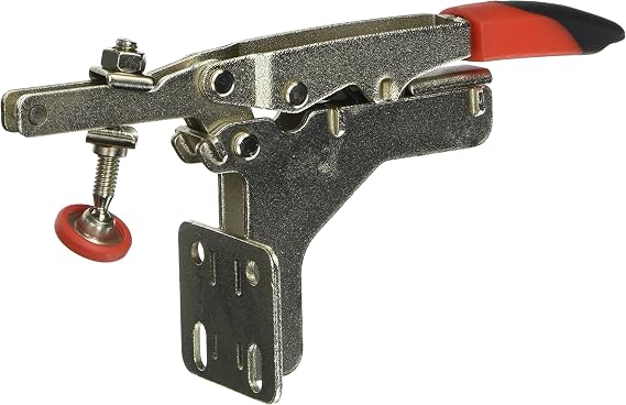 ARMOR TOOL Auto-Adjust Toggle Clamp - Horizontal Workbench Clamp with Angled Base Plate & 450lb Hold Capacity - STC-HA20