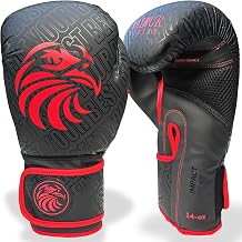 Valour Strike Boxing Gloves for Men Women Ladies | Glove Ounce set to 16oz 14oz 12oz 10oz 8oz | Pro Boxing Training Gloves for Sparring in Kickboxing MMA Muay Thai or Boxercise Training