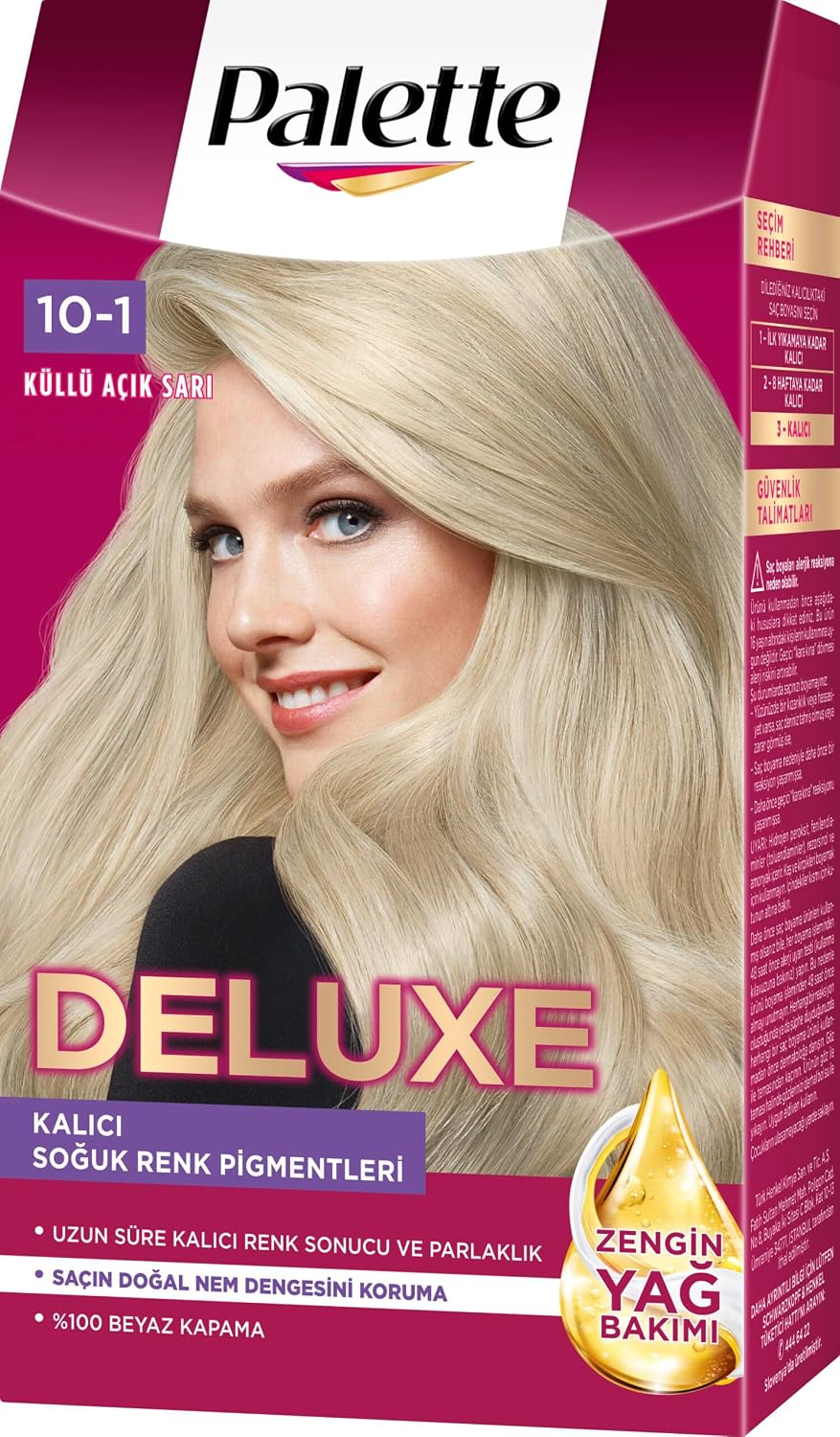 Deluxe 10-1 Ash Light Yellow Hair Dye