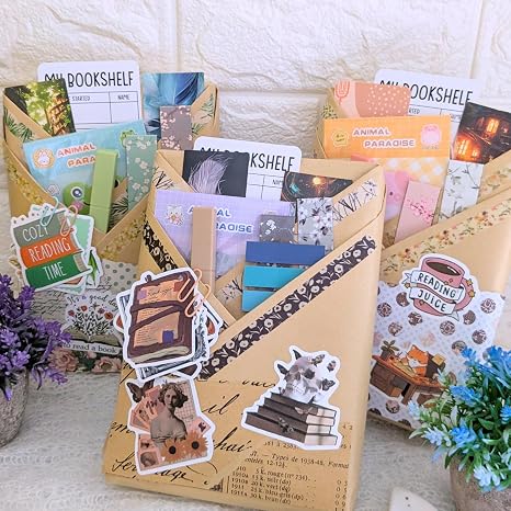 Blind Date with a Book Choose Your Genre Mystery Gift Box With Bookish Stickers, Annotation Supplies, Bookmarks, Gift For Fiction Lovers and Book