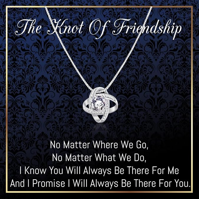 Friendship Necklace, Friendship Gifts for Women, Gifts for Best Friend, Best Friend Friendship Necklace, Birthday Gifts for Female Friends, Her, BFF, Bestie...