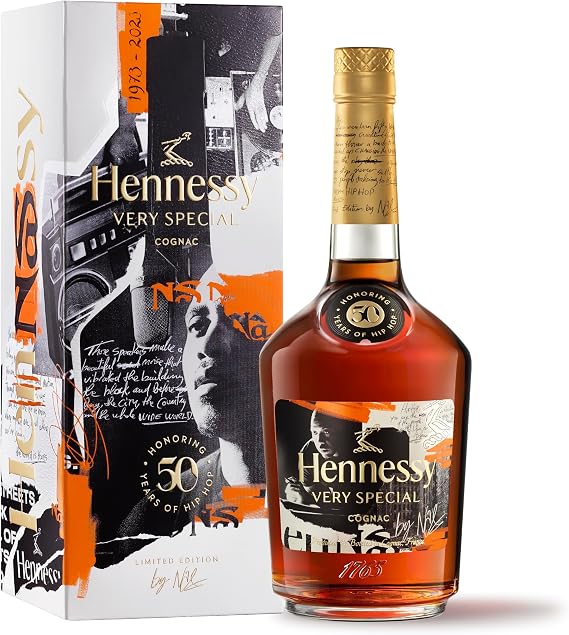 Hennessy Very Special Hip Hop 50 Limited Edition by Nas, Gift Box, 70cl