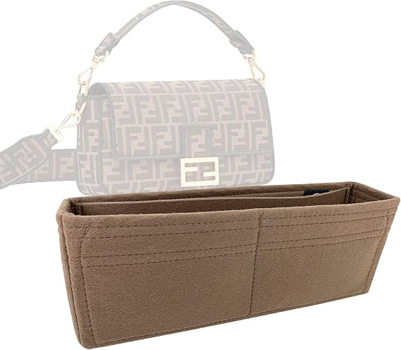Bag Organizer for Fendi Baguette Medium (26cm/10.2) Insert - Premium Felt (Handmade/20 Colors)