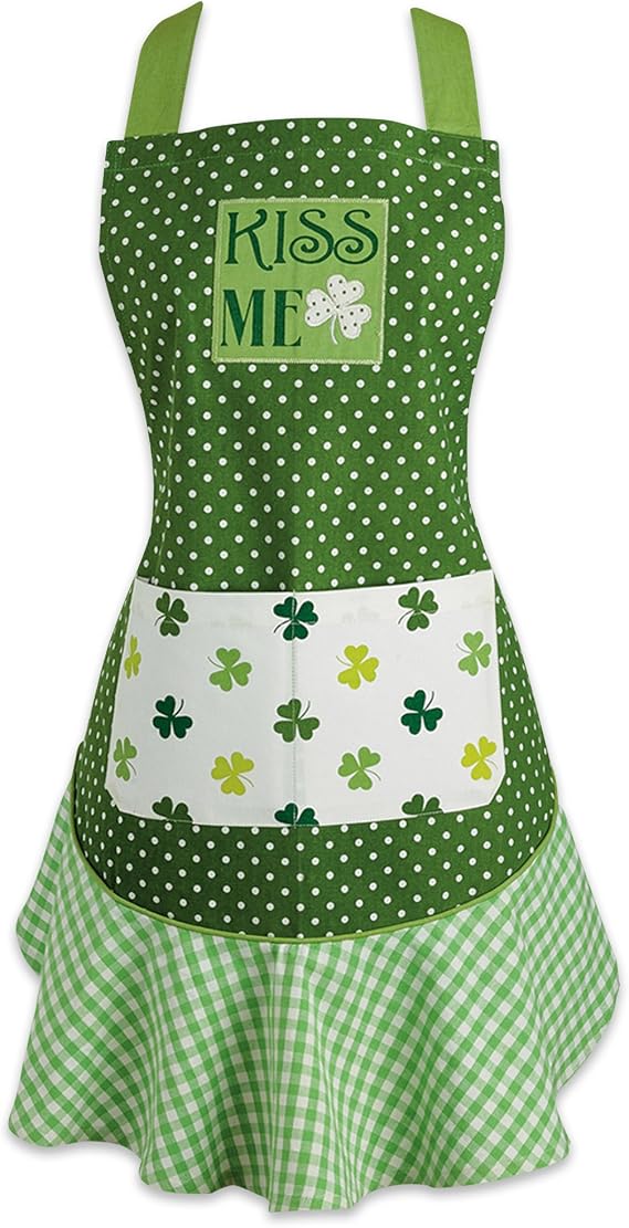 DII Celebrate St. Patrick's Day Kitchen Collection, Kiss Me, Apron