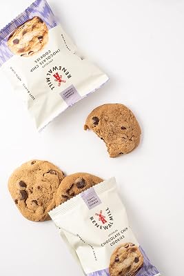 Okara Chocolate Chip Cookies Double Pack 80g, Vegan, Soft-Baked, Upcycled, Kid-Friendly, On-the-Go Snack, Better for the Planet | 10 count