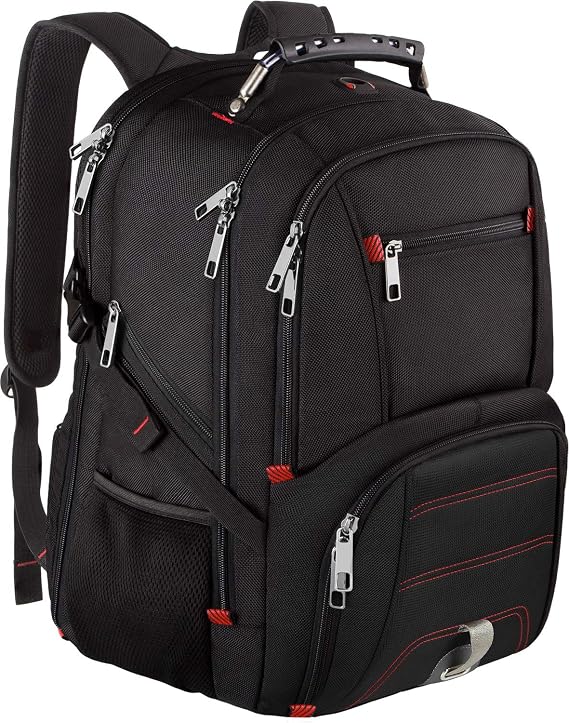 Jiefeike Travel Laptop Backpack,Extra Large Capacity TSA Friendly Anti Theft Backpacks Water-Resistant Men Business College Computer Bookbag Fits 17 Inch Laptop&Notebook